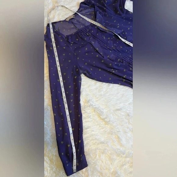 LOFT Ruffle Front Blouse - Picture 5 of 7